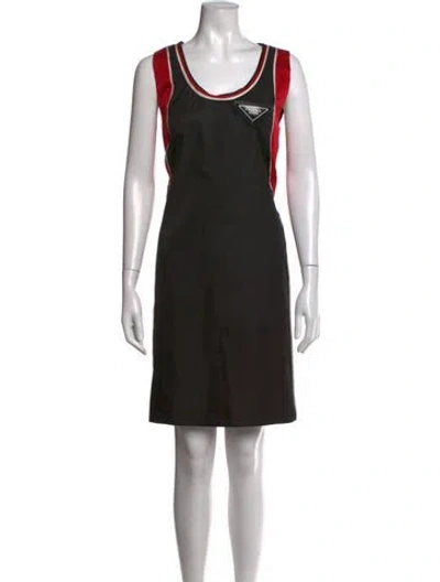 Pre-owned Prada 2020 Mini Dress In Black