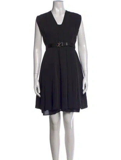 Pre-owned Prada 2020 Mini Dress In Black