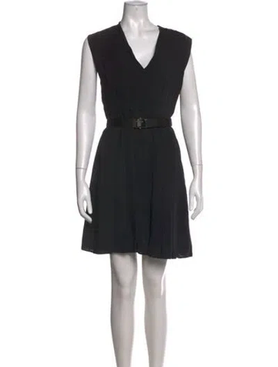 Pre-owned Prada 2020 Mini Dress In Black