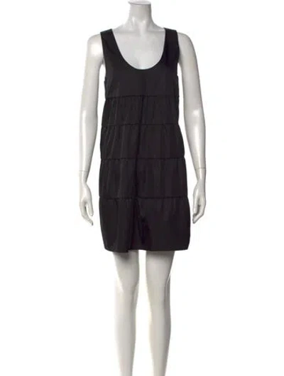 Pre-owned Prada 2020 Mini Dress In Black