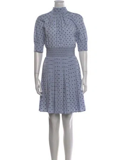Pre-owned Prada 2020 Mini Dress In Blue