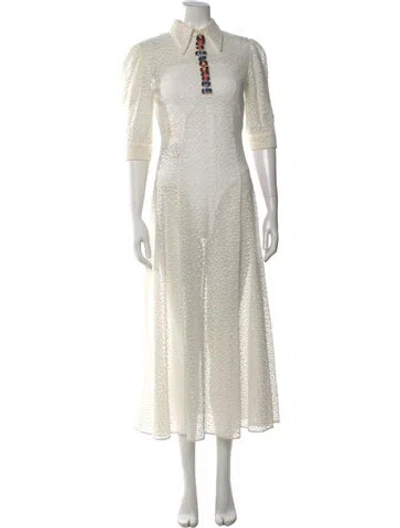 Pre-owned Prada 2020 Mini Dress In Neutral