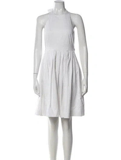 Pre-owned Prada 2020 Mini Dress In Neutral