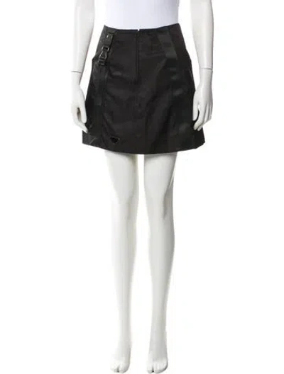 Pre-owned Prada 2020 Mini Skirt In Black