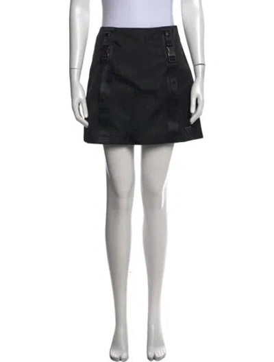 Pre-owned Prada 2020 Mini Skirt In Black