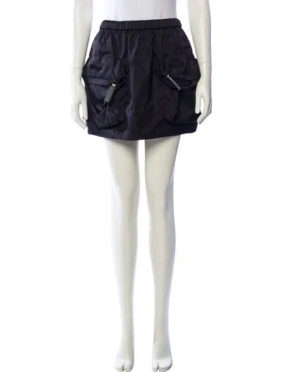 Pre-owned Prada 2020 Mini Skirt In Black