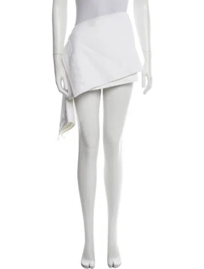 Pre-owned Prada 2020 Mini Skirt In White