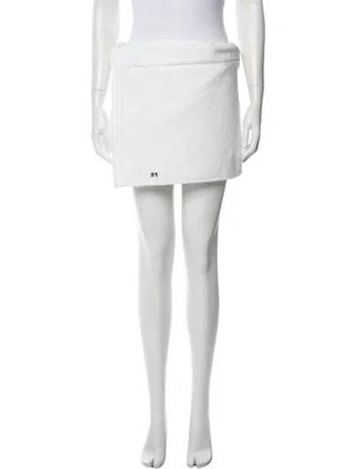 Pre-owned Prada 2020 Mini Skirt In White