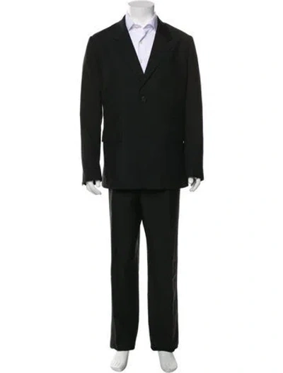 Pre-owned Prada 2020 Mohair Two-piece Suit In Black