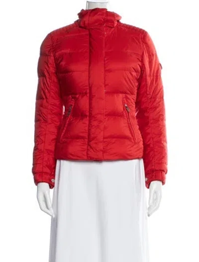 Pre-owned Prada 2020 Nylon Down Jacket In Red
