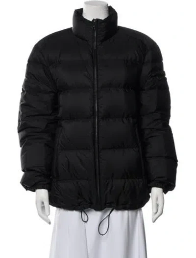Pre-owned Prada 2020 Nylon Puffer Coat In Black