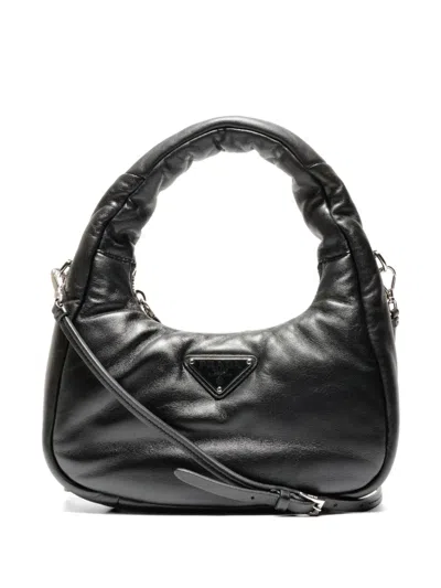 Pre-owned Prada 2020 Padded Leather Bag In Black