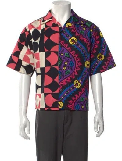 Pre-owned Prada 2020 Patterned Shirt In Neutral