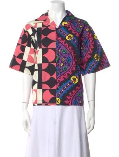 Pre-owned Prada 2020 Printed Shirt In Multi