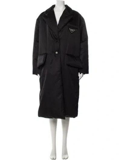 Pre-owned Prada 2020 Re-nylon Coat In Black