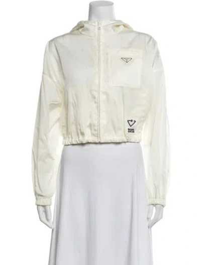 Pre-owned Prada 2020 Re-nylon Jacket In Neutrals