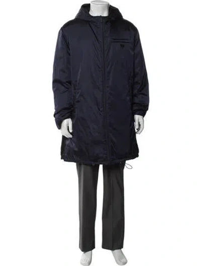 Pre-owned Prada 2020 Re-nylon Parka In Blue