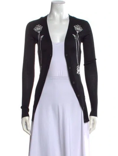 Pre-owned Prada 2020 Silk Sweater In Black