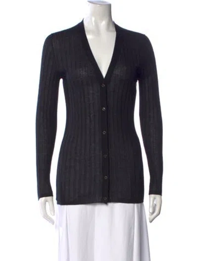 Pre-owned Prada 2020 Silk Sweater In Blue