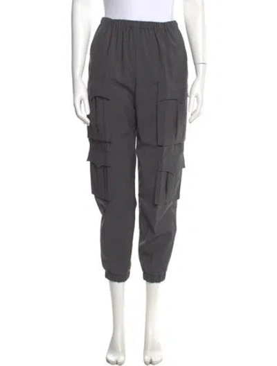 Pre-owned Prada 2020 Skinny Leg Pants In Gray