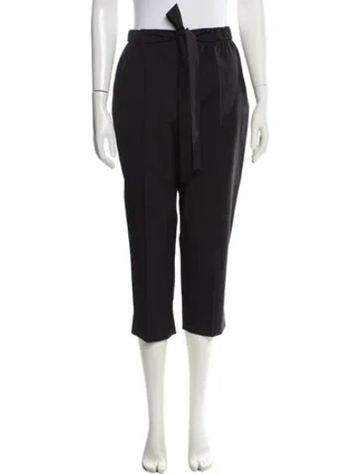 Pre-owned Prada 2020 Straight Leg Pants In Black