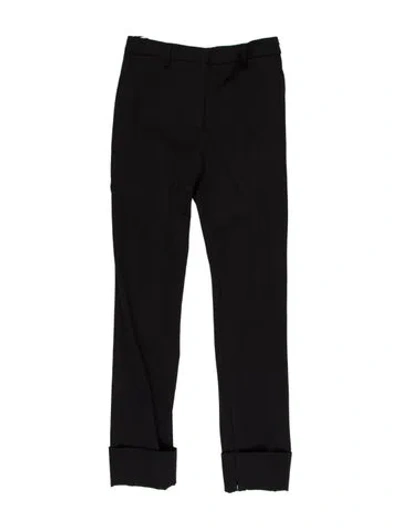Pre-owned Prada 2020 Straight Leg Pants In Black