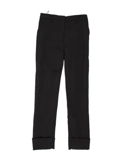 Pre-owned Prada 2020 Straight Leg Pants In Black
