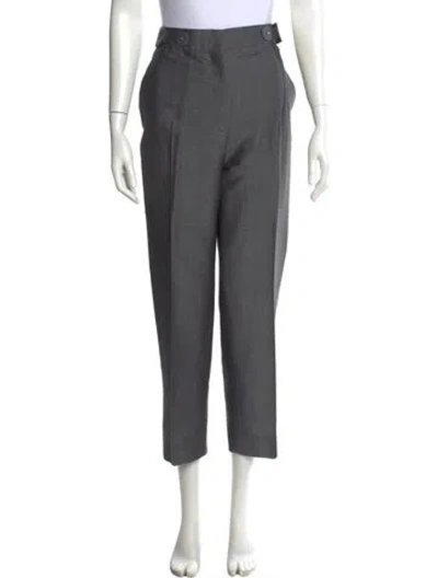 Pre-owned Prada 2020 Straight Leg Pants In Gray