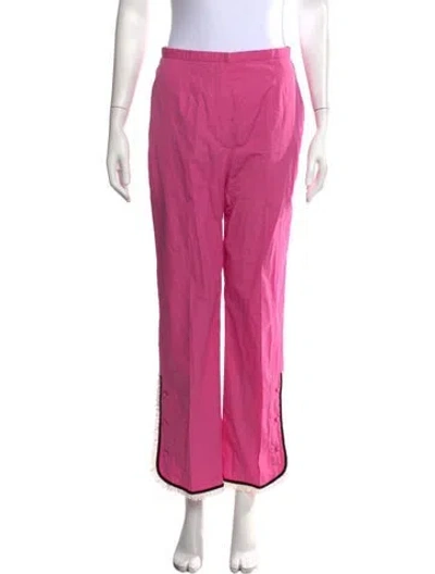 Pre-owned Prada 2020 Straight Leg Pants In Pink