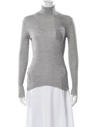 Pre-owned Prada 2020 Turtleneck Sweater In Gray