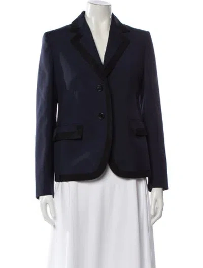 Pre-owned Prada 2020 Virgin Wool Blazer In Multi