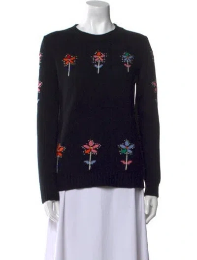 Pre-owned Prada 2020 Virgin Wool Sweater In Black