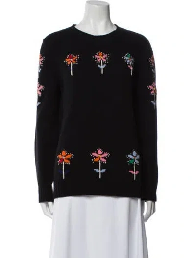 Pre-owned Prada 2020 Virgin Wool Sweater In Black