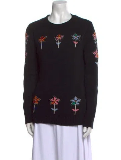 Pre-owned Prada 2020 Virgin Wool Sweater In Black