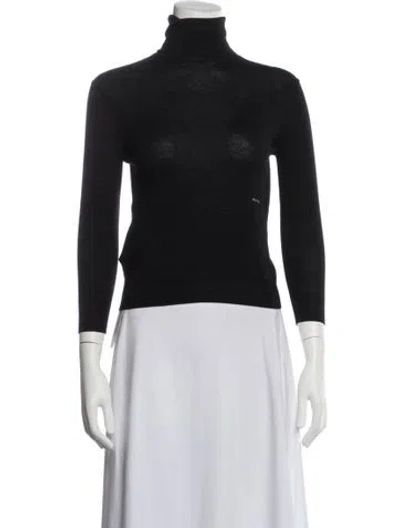 Pre-owned Prada 2020 Virgin Wool Sweater In Black