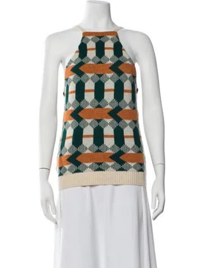 Pre-owned Prada 2020 Virgin Wool Sweater In Green