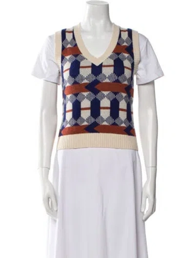 Pre-owned Prada 2020 Virgin Wool Sweater In Neutral