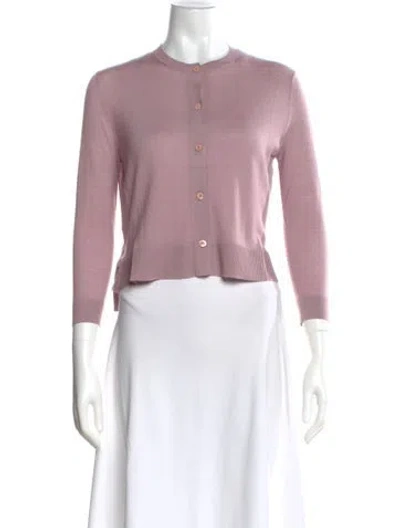 Pre-owned Prada 2020 Virgin Wool Sweater In Pink