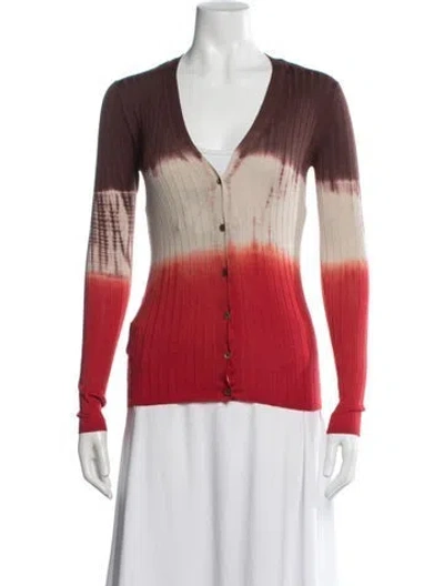 Pre-owned Prada 2020 Virgin Wool Sweater In Red