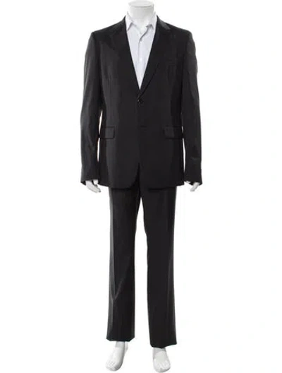 Pre-owned Prada 2020 Virgin Wool Two-piece Suit W/ Tags In Black