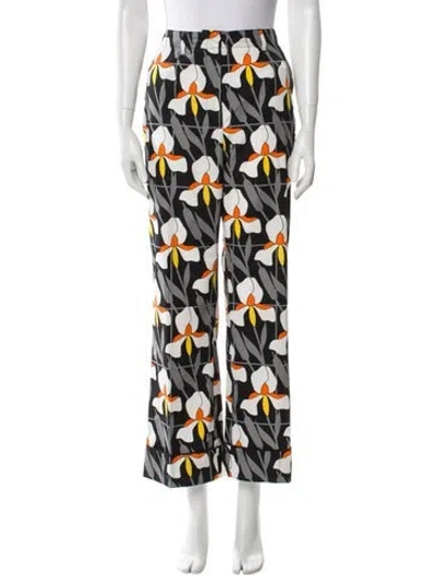 Pre-owned Prada 2020 Wide Leg Pants In Black