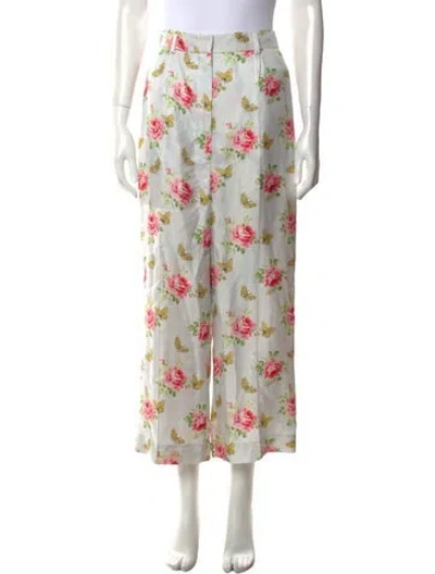 Pre-owned Prada 2020 Wide Leg Pants In Blue