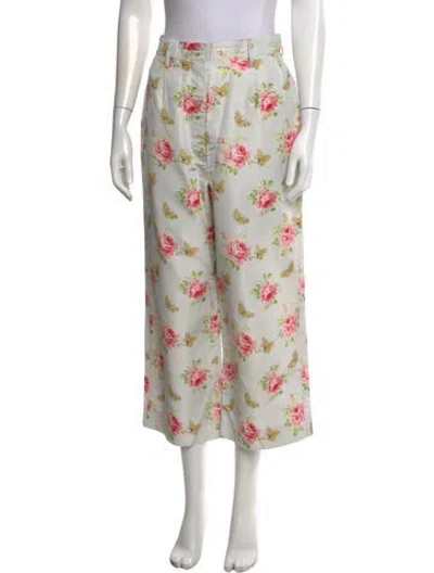 Pre-owned Prada 2020 Wide Leg Pants In Grey/pink
