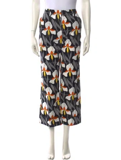 Pre-owned Prada 2020 Wide Leg Pants W/ Tags In Multi