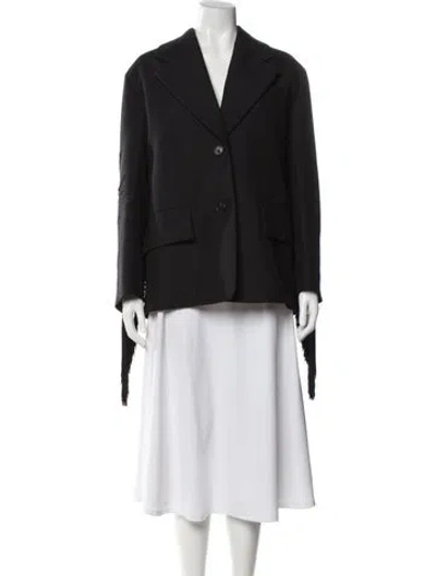 Pre-owned Prada 2020 Wool Blazer In Black