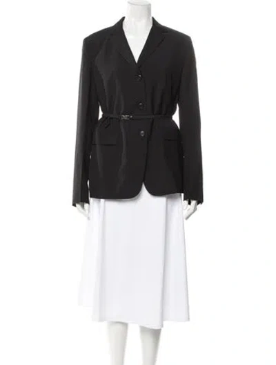 Pre-owned Prada 2020 Wool Blazer In Black