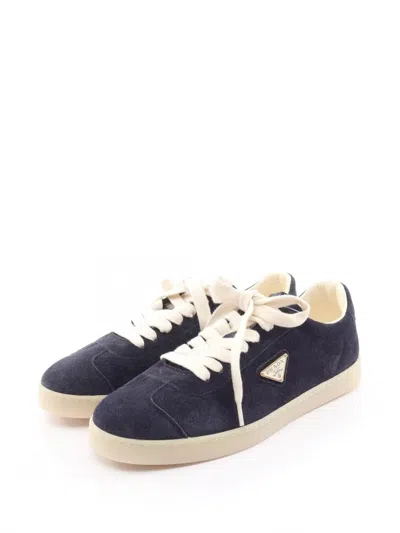Pre-owned Prada 2020s Lane Sneakers In Blue