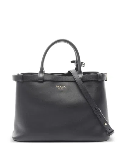 Pre-owned Prada 2020s Leather Tote Bag