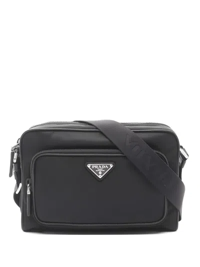 Pre-owned Prada 2020s Logo-detail Cross Body Bag In Black