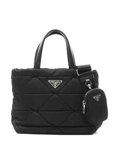 Pre-owned Prada 2020s Re-nylon Padded Tote Bag